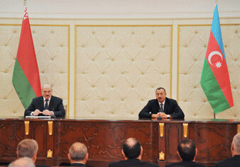 Ильхам Алиев: Отношения между Азербайджаном и Беларусью вышли на очень высокий уровень 