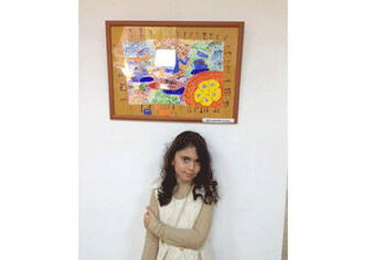Работа 10-летней азербайджанской художницы будет выставлена в Лувре 
