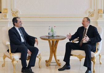 Президент Ильхам Алиев принял делегацию во главе с премьер-министром Болгарии Пламеном Орешарским