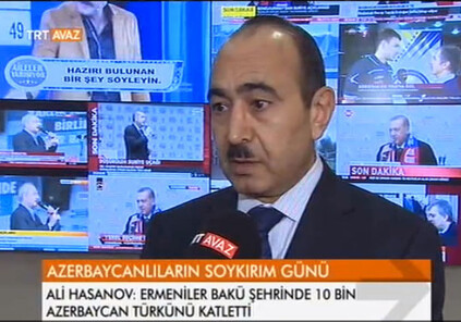 Али Гасанов: Наша цель заключается в том, чтобы мир не забыл геноцид, совершенный против азербайджанцев