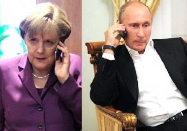 Путин по телефону обсудил с Меркель украинский вопрос