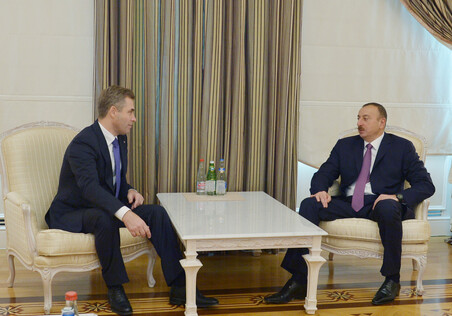 Ильхам Алиев принял Уполномоченного при Президенте России по правам ребенка