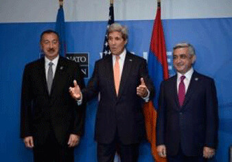 Состоялась встреча президентов Азербайджана, Армении и госсекретаря США