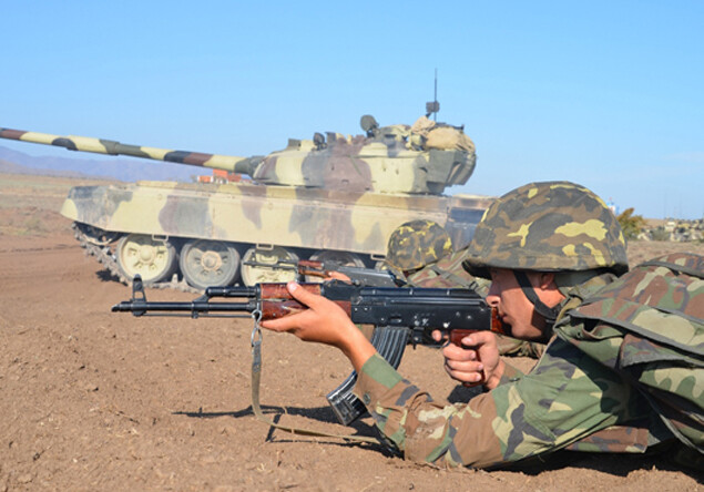 Состоялся очередной этап военных учений в Азербайджане (Фото)