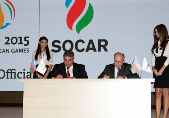 SOCAR стал пятым официальным партнером Европейских игр