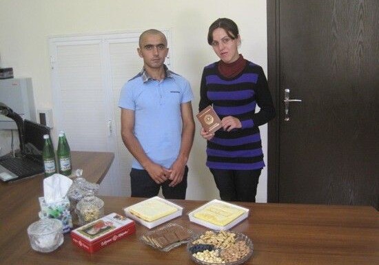В Баку молодая пара поженилась в тюрьме (ФОТО)