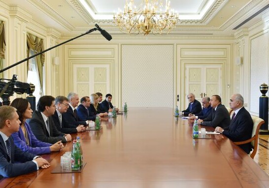 Президент Азербайджана принял мэра Москвы