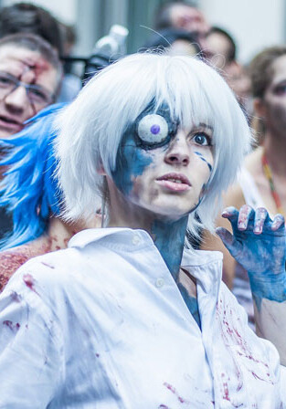 Фестиваль зомби в Турине (Фото)