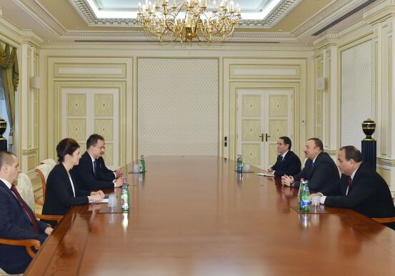 Президент Азербайджана принял главу МИД Венгрии
