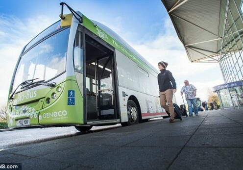 В Британии появился первый в мире биоавтобус