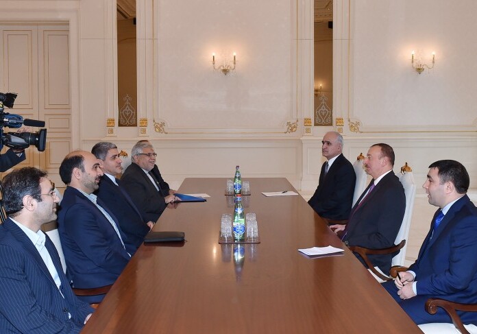 Президент Азербайджана принял министра экономики и финансов Ирана
