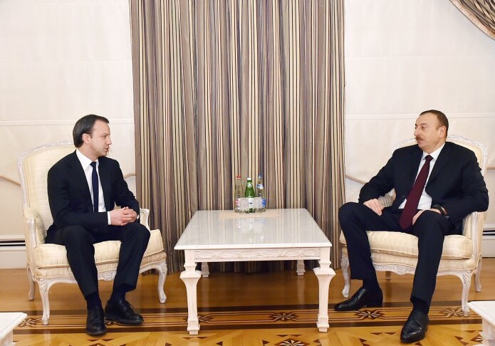 Президент Азербайджана принял зампредседателя правительства РФ