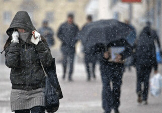 Завтра в Баку температура воздуха опустится до нулевой отметки