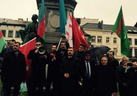 Перед зданием Европарламента прошла акция, посвященная геноциду в Ходжалы (Фото)