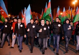 В Баку прошло шествие под лозунгом «Справедливость Ходжалы!»  (Фото)