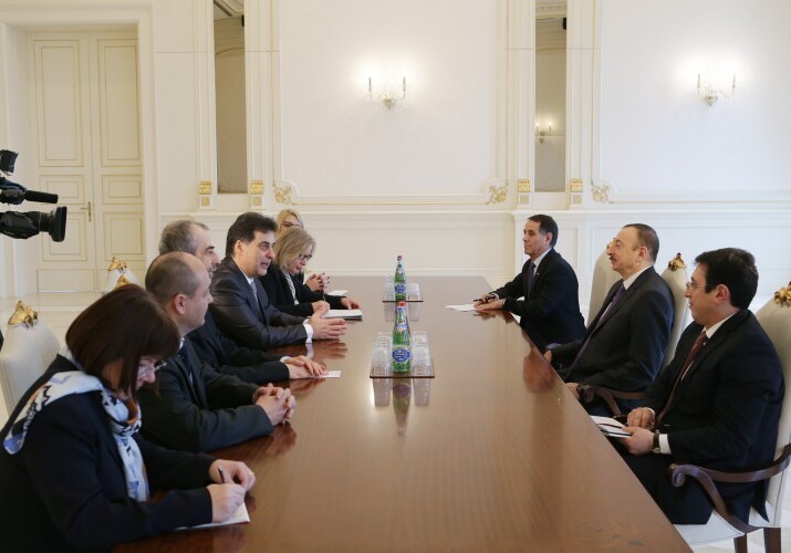 Президент Азербайджана принял председателя Национального совета Словении