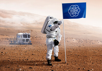 Создан флаг Земли для покорителей космоса