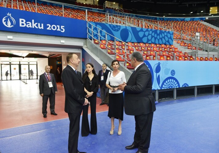 Президент Азербайджана ознакомился с условиями, созданными в Baku Crystal Hаll (Фото)