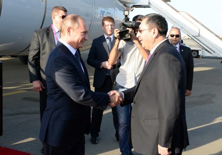 Владимир Путин прибыл в Азербайджан