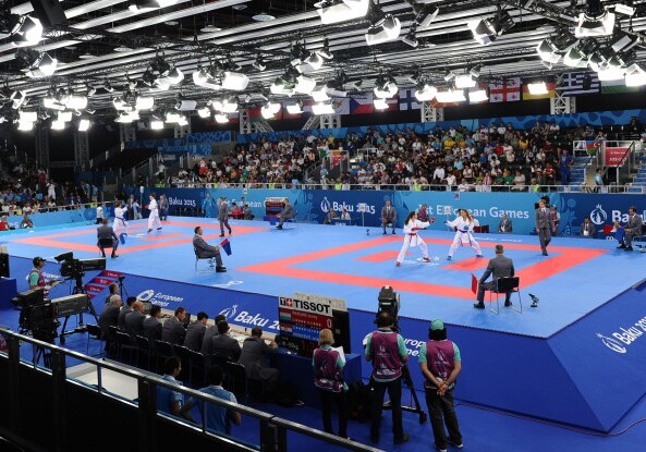 На Евроиграх стартовали соревнования по карате