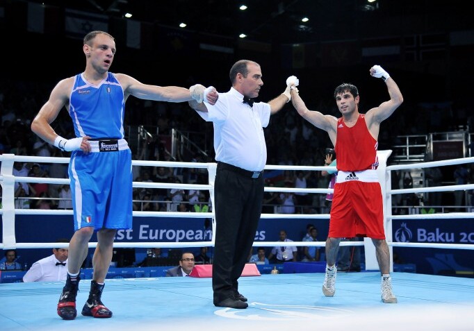16-я золотая медаль Азербайджана на Евроиграх: боксер Эльвин Мамишзаде стал чемпионом