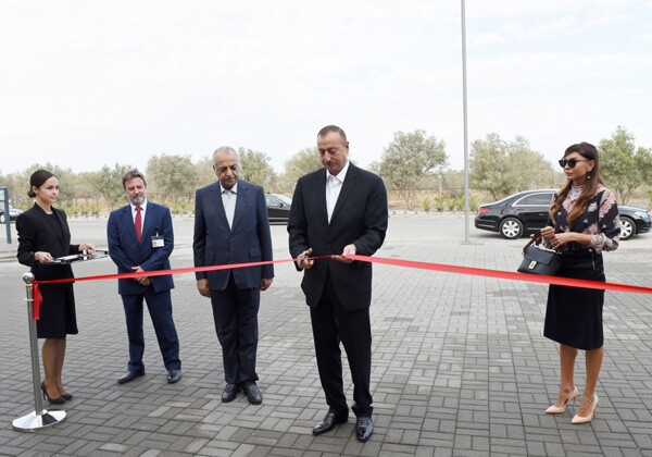 Президент Азербайджана принял участие в открытии комплекса Международной школы SABIS Sun и Гольф-клуба (Фото)