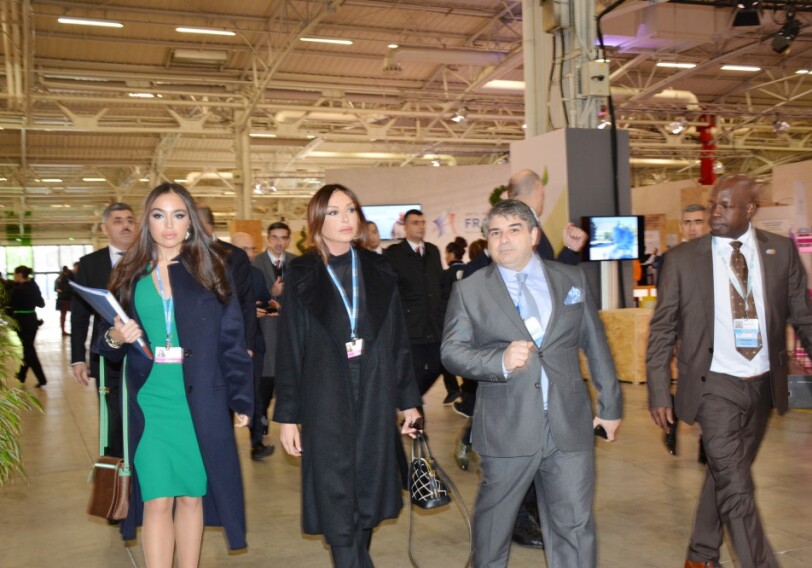 Мехрибан Алиева и Лейла Алиева приняли участие на 21-ой Конференции ООН по вопросам изменения климата (Фото)