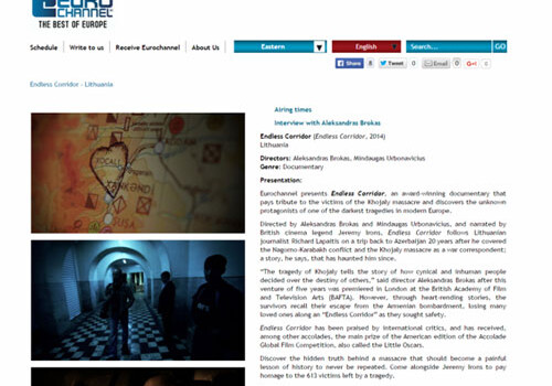 Евроканал покажет фильм о Ходжалинском геноциде