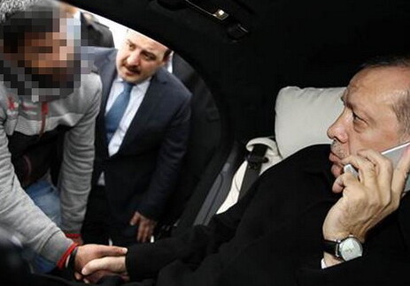 Президент Турции предотвратил суицид (Фото-Видео)