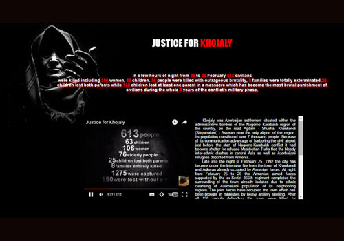 Азербайджанские хакеры разместили на армянских сайтах информацию о Ходжалинском геноциде
