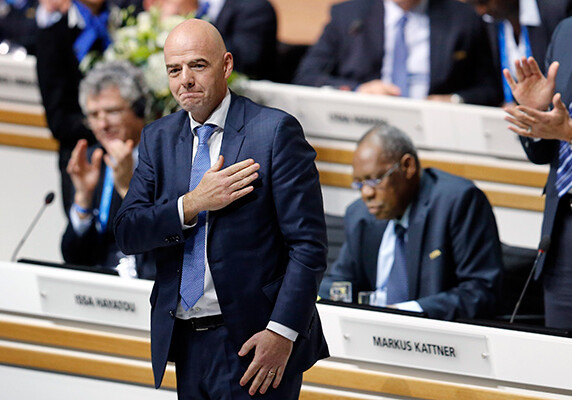 Новым президентом ФИФА стал Джанни Инфантино