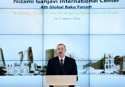Президент Азербайджана принял участие в IV Глобальном Бакинском форуме (Фото-Обновлено)
