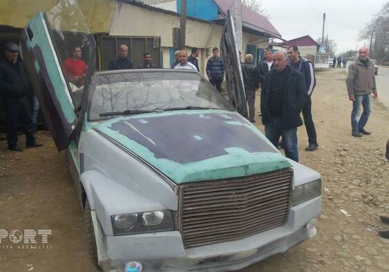 В Азербайджане изготовлен необычный автомобиль (Фото)