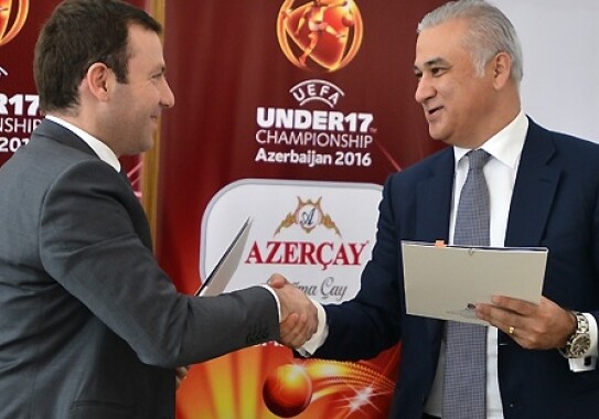 «Азерчай» стал спонсором чемпионата Европы по футболу 