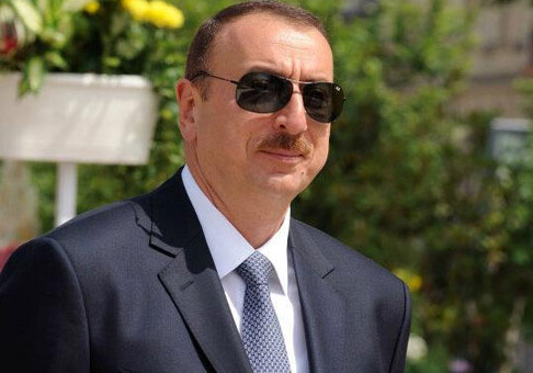 Президент Ильхам Алиев прибыл в Агсу (Фото)