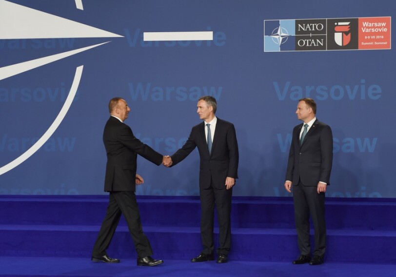 Президент Ильхам Алиев принял участие в церемонии открытия Саммита НАТО в Варшаве (Фото)