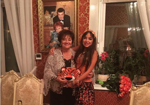 Лейла Алиева в гостях у супруги Муслима Магомаева (Фото)
