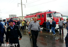 Пожар в ТЦ «Сядяряк»: есть пострадавшие (Фото)