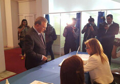Рамиз Мехтиев проголосовал на референдуме (Фото)
