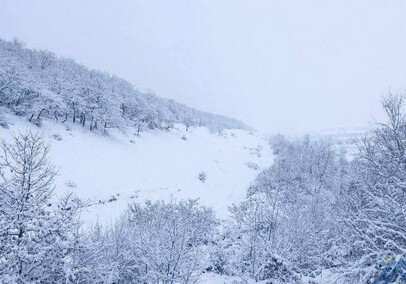 На севере Азербайджана выпало до 18 см снега