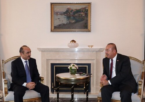 Али Гасанов  встретился с главой МИД Турции (Обновлено-Фото)