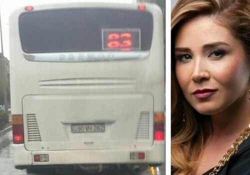 Автобус врезался в машину азербайджанской певицы 
