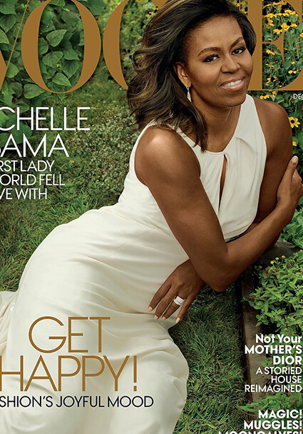 Мишель Обама появилась на обложке нового номера Vogue (Фото)