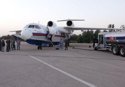Самолет МЧС Азербайджана ликвидировал пожары в 8 пунктах Израиля