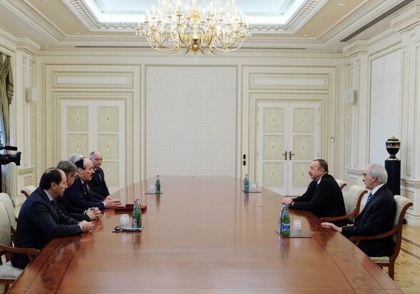 Ильхам Алиев принял главу Дагестана Рамазана Абдулатипова (Фото)