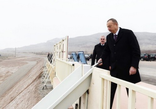 Президент Ильхам Алиев заложил фундамент Ордубадской ГЭС (Фото)