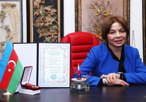 Сугра Багирзаде награждена орденом «Пользы, чести и славы» (Фото)