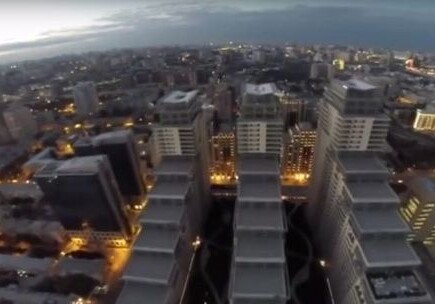 Баку с высоты птичьего полета (Видео)