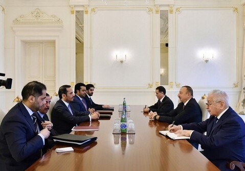 Президент Азербайджана принял министра иностранных дел Катара