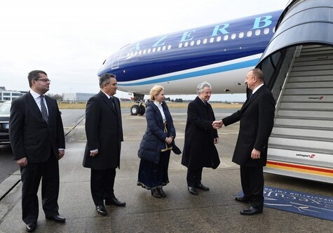 Президент Азербайджана прибыл с визитом в Бельгию